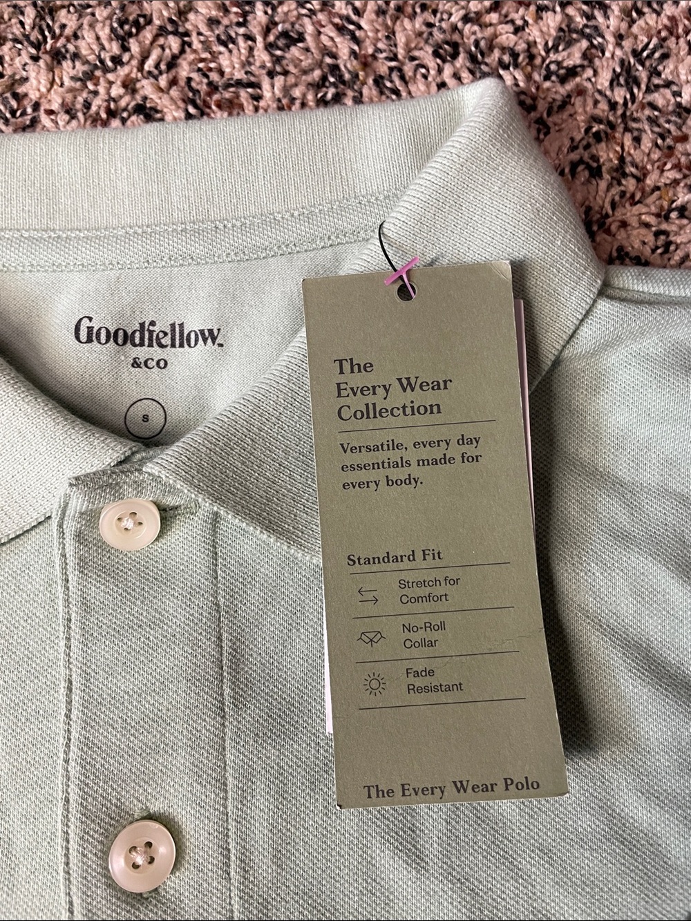 Goodfellow & Co Golf Polo Bundle Long and Short Sleeve Mens Sz Small | NWT - Picture 6 of 8